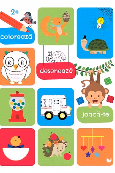 Coloreaza deseneaza joaca-te (2 ani+)