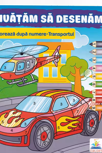 Coloreazа dupа numere Transportul