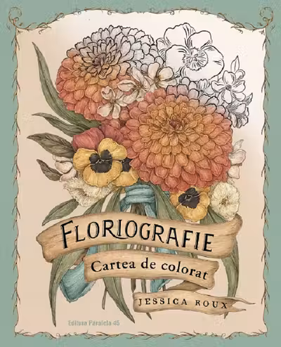 Floriografie. Cartea de colorat