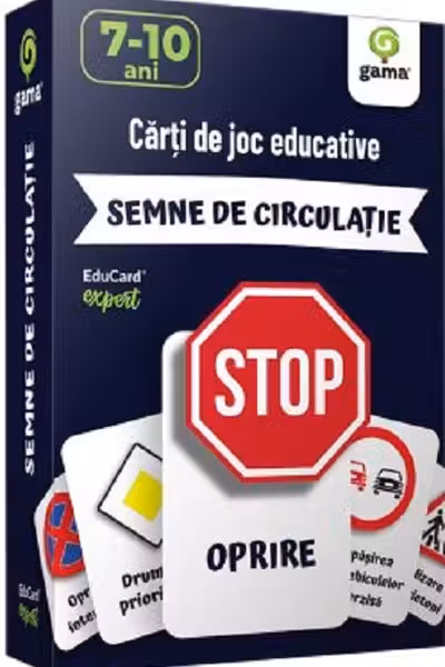 Semne de Circulatie. Carti de Joc Educative