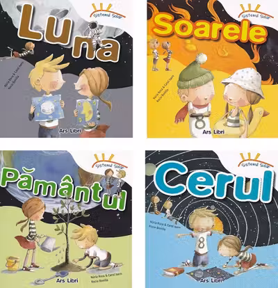 Pachet 4 cărți: Sistemul solar