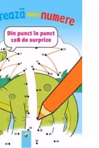 Coloreaza dupa numere - Dinozauri