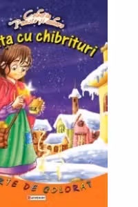 Fetita cu chibrituri. Carte de colorat + poveste (format A4) (Colectia Poveste si culoare)