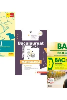 Pachet Bacalaureat 2026. Eseul. Pregatire individuala pentru proba scrisa, Matematica M_Mate-Info si Biologie. Notiuni teoretice si teste pentru clasele 9-10 - Liliana Paicu, Gheorghe Iurea, Silvia Olteanu