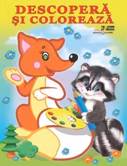Descopera si coloreaza - Animale de padure