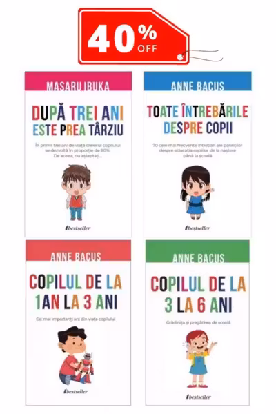 Pachet Top 4 cărți de Parenting (Creșterea și Educarea Copilului)