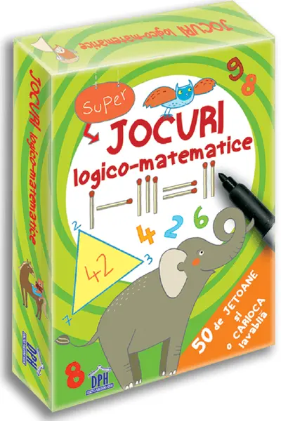 Jocuri logico-matematice - 50 de jetoane