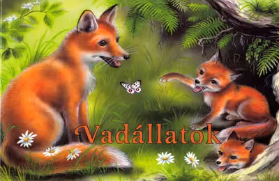Vadászatok. Animale sălbatice pliant