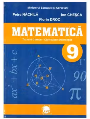 Matematica. Manual pentru clasa a 9-a