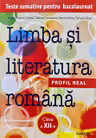 Limba si literatura romana cl.12 BAC REAL