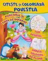 Citeste si coloreaza A4 Porcarul si fata de imparat