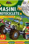 Masini motociclete si alte vehicole. Lipeste si coloreaza.