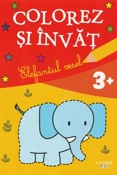 COLOREZ SI INVAT. ELEFANTUL VESEL. reeditare