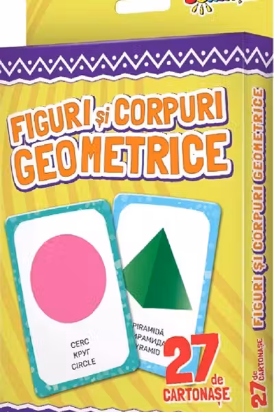 27 de cartonase. Figuri si corpuri geometrice