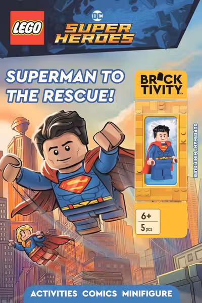 LEGO DC Super Heroes: Superman to the Rescue Activity Book (With Superman Minifigure)