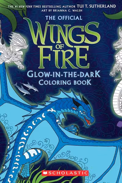 Wings of Fire Glow-in-the-Dark - Coloring Book