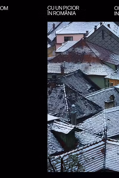 Cu un picior in Romania / One foot in Romania