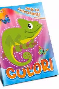 Carte cu autocolante : Culori