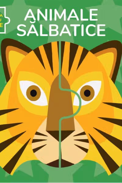 ANIMALE SALBATICE. Prima mea carte cu puzzle