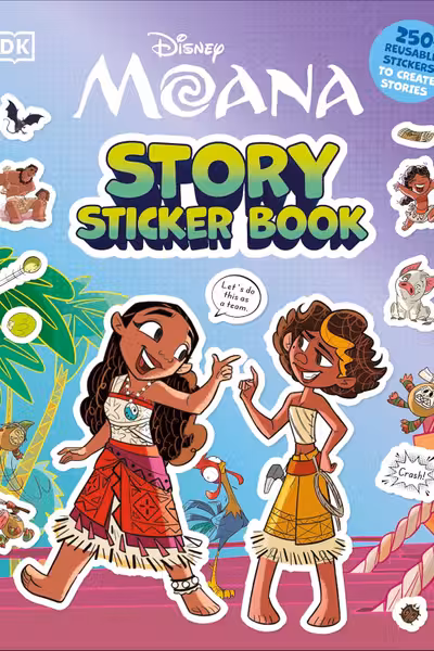 Disney Moana Story Sticker Book