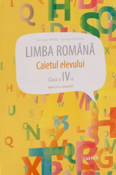 Limba romana cl.4. Caietul elevului