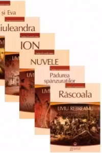 Pachet promotional Liviu Rebreanu (6 carti): Adam si Eva, Ciuleandra, Ion, Nuvele, Padurea Spanzuratilor, Rascoala