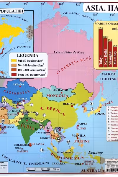 Harta Asia A3