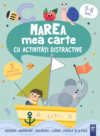 Marea mea carte cu activitati distractive 5-6 ani