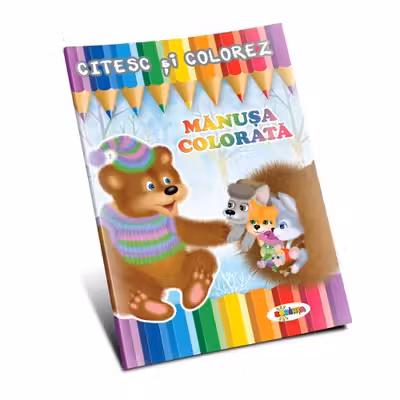 Citesc si colorez - Manusa colorata