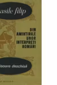 Scrisoare deschisa - Din amintirile unor interpreti romani