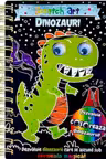 Dinozaur Scratch Art