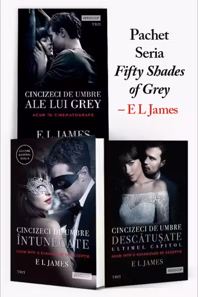 Pachet Seria „Fifty Shades of Grey” – E L James