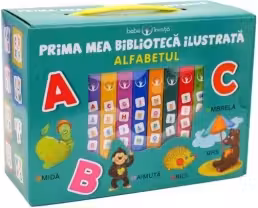 BEBE INVATA. PRIMA MEA BIBLIOTECA ILUSTRATA. ALFABETUL (cutie 8 carticele)