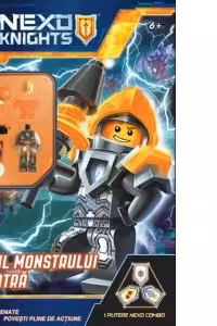 LEGO Nexo Knights. Atacul monstrului de piatra (Carte + minifigurina LEGO)