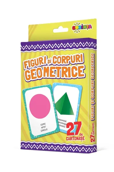 27 de cartonase. Figuri si corpuri geometrice