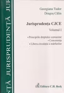 Jurisprudenta CJCE, volumul I