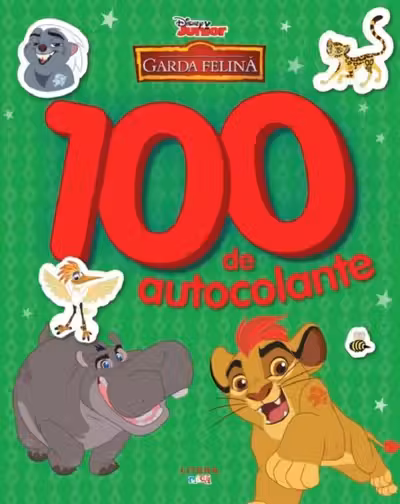 DISNEY JUNIOR. GARDA FELINA. 100 de autocolante