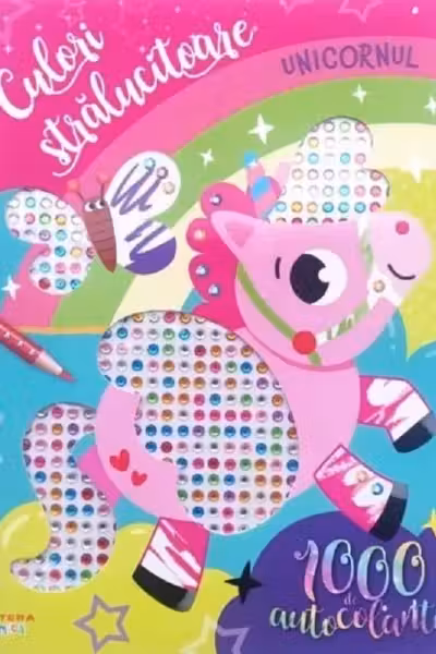 Unicornul. Culori strălucitoare. 1000 de autocolante