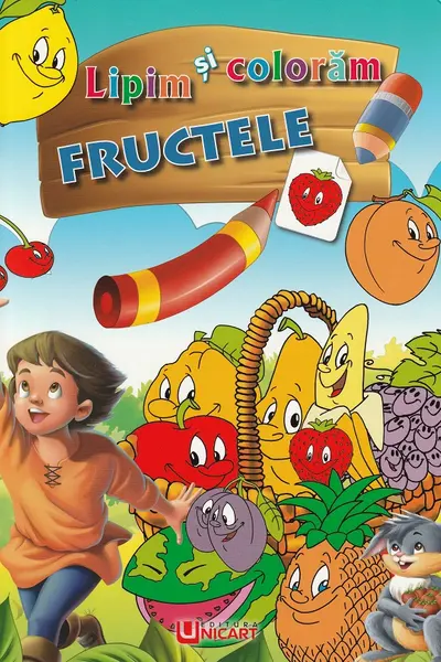 Lipim și colorăm: Fructele
