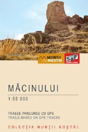 Munții Măcinului. Harta de drumeție. Munții noștri