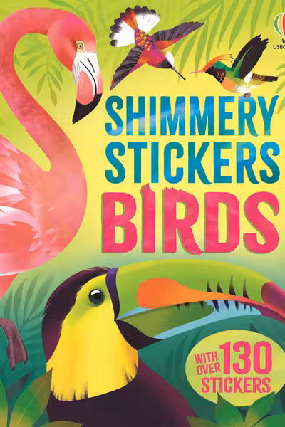 Shimmery Stickers Birds