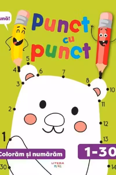 PUNCT CU PUNCT. Desenam si numaram de la 1 la 30
