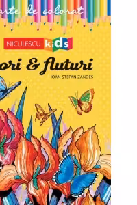 Flori & Fluturi. Carte de colorat
