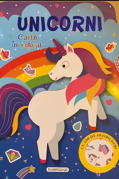 Unicorni. Carte de colorat