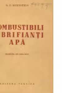 Combustibili Lubrifianti Apa (traducere din limba rusa)