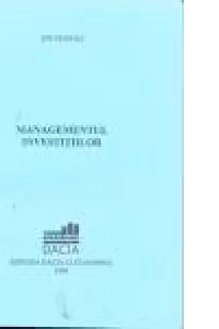 Managementul investitiilor