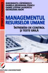 Managementul resurselor umane - Intrebari de control si teste grila