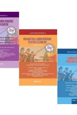 Set Admiterea la Academia de Politie 2026 conform programa DOOM 3. Gramatica limbii romane si Limba engleza pentru examene