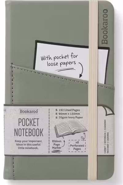 Bookaroo Pocket A6 Notebook Fern