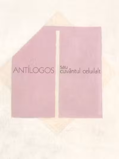 Antilogos sau cuvântul celuilalt